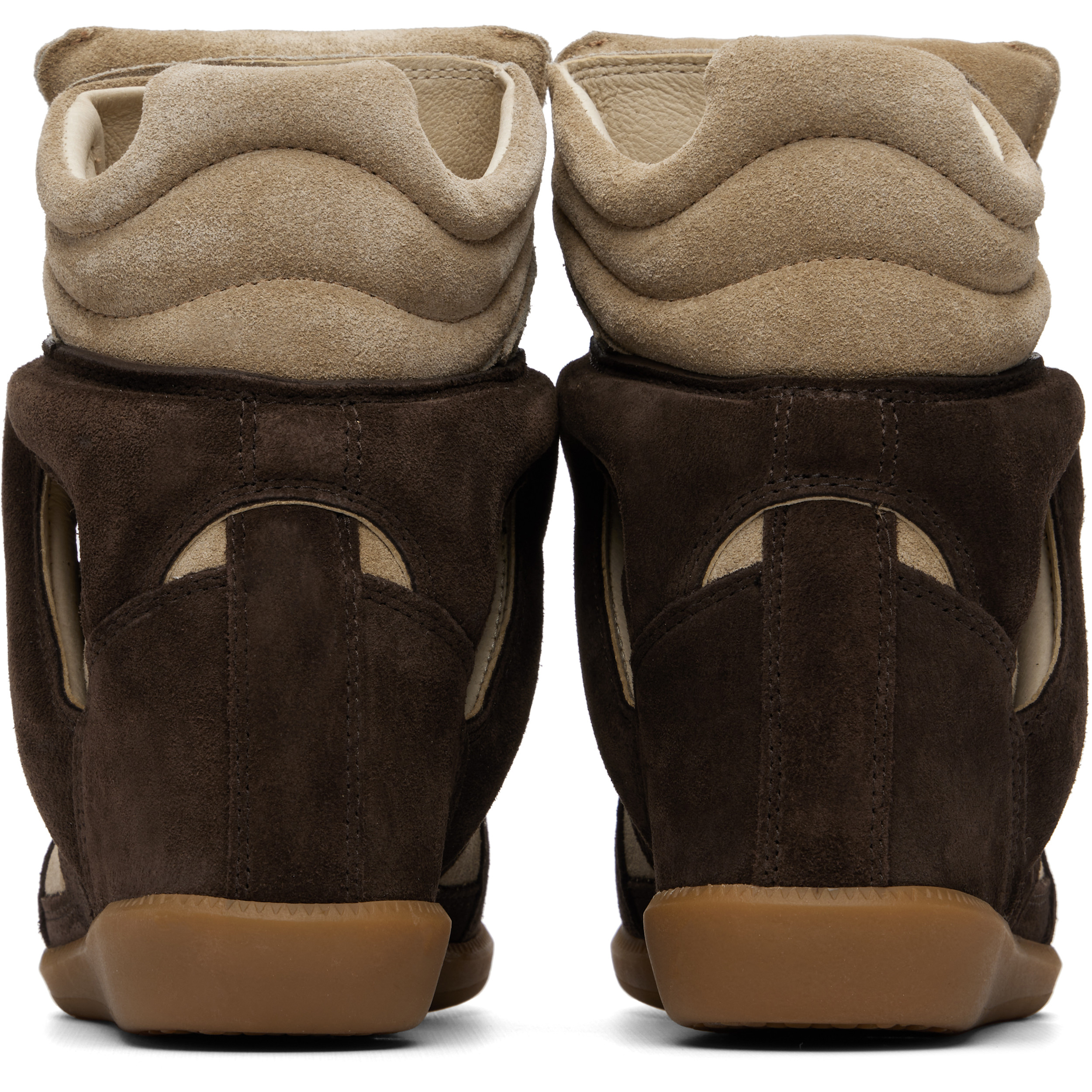 Brown & Taupe Bekett Sneakers