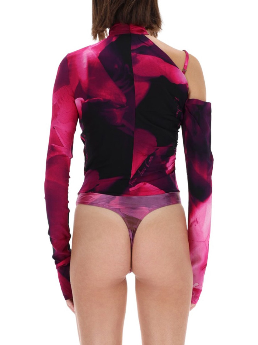 Versace Jeans Couture - asymmetric long sleeve high neck top