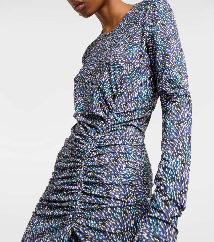 Marant Etoile Jelina floral printed jersey midi dress