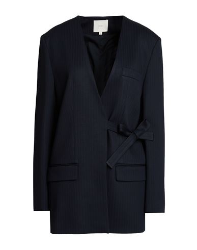 Woman Blazer Navy Size 12 Viscose, Polyamide, Polyester, Elastane
