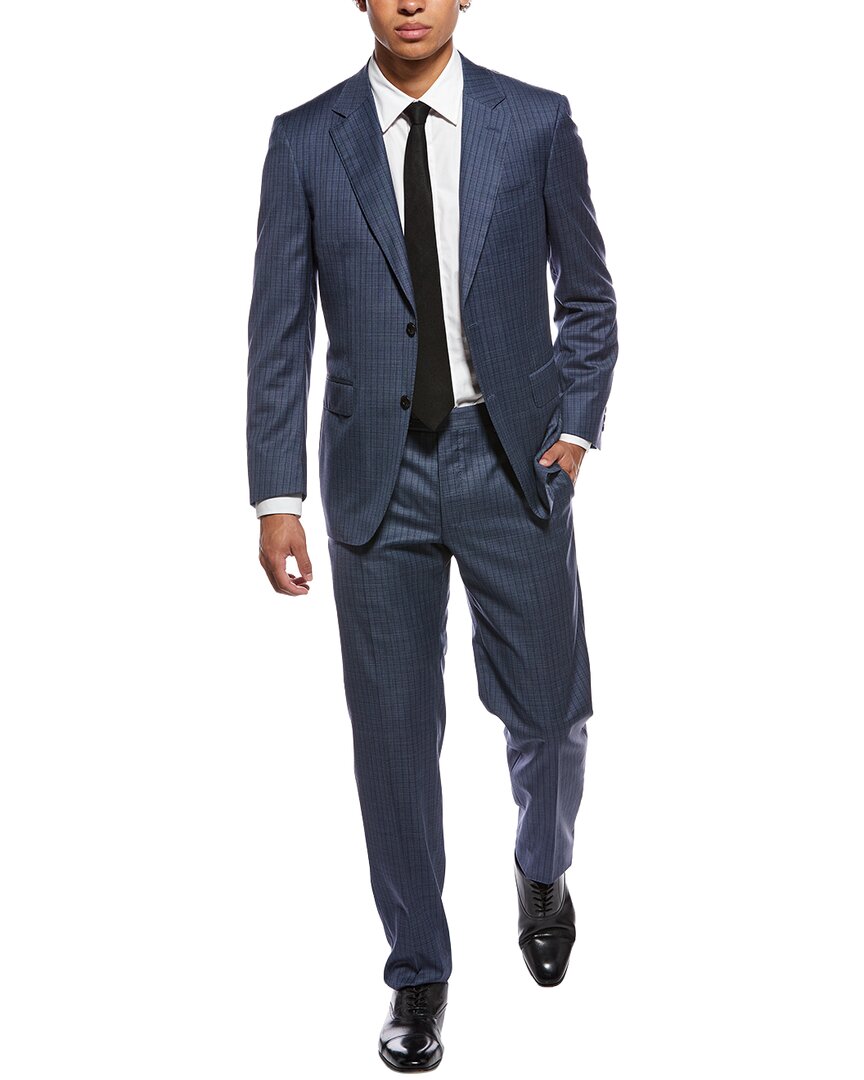 2Pc Wool & Silk-Blend Suit