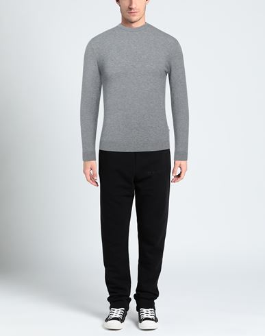 Man Sweater Grey Size L Viscose, Polyester, Polyamide
