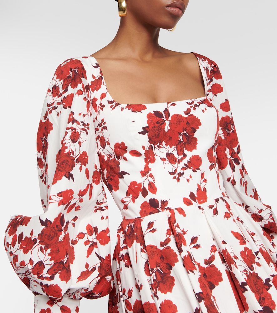 Yasmina floral cotton minidress
