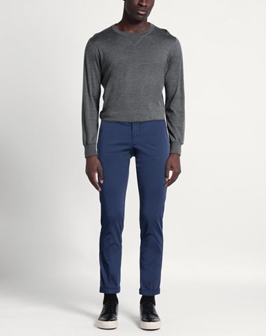 Man Pants Midnight blue Size 32 Cotton, Elastane, Organic cotton