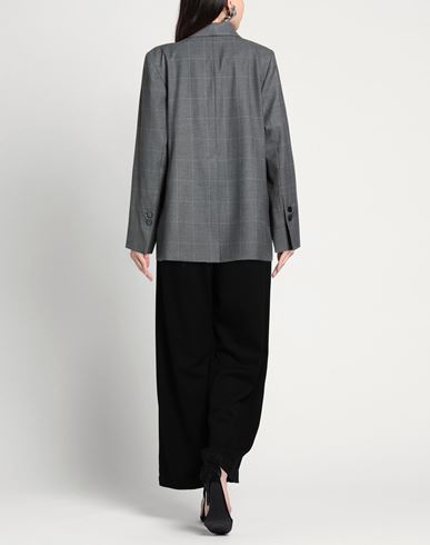 Woman Blazer Grey Size 14 Polyester, Viscose, Elastane