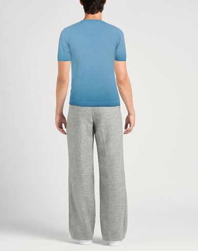Alpha Studio Man Sweater Azure Size 38 Cotton