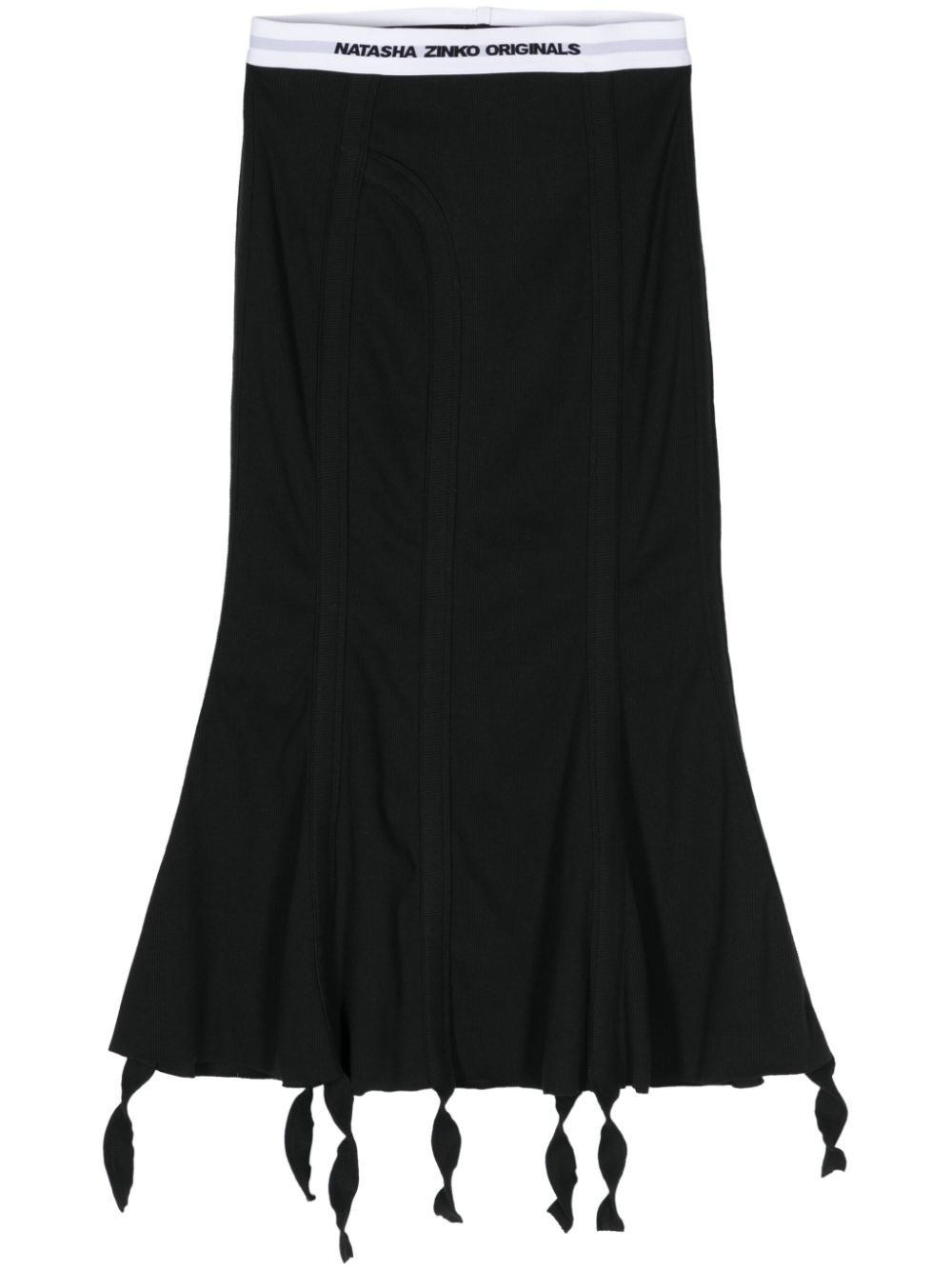 John ribbed cotton dress - Black