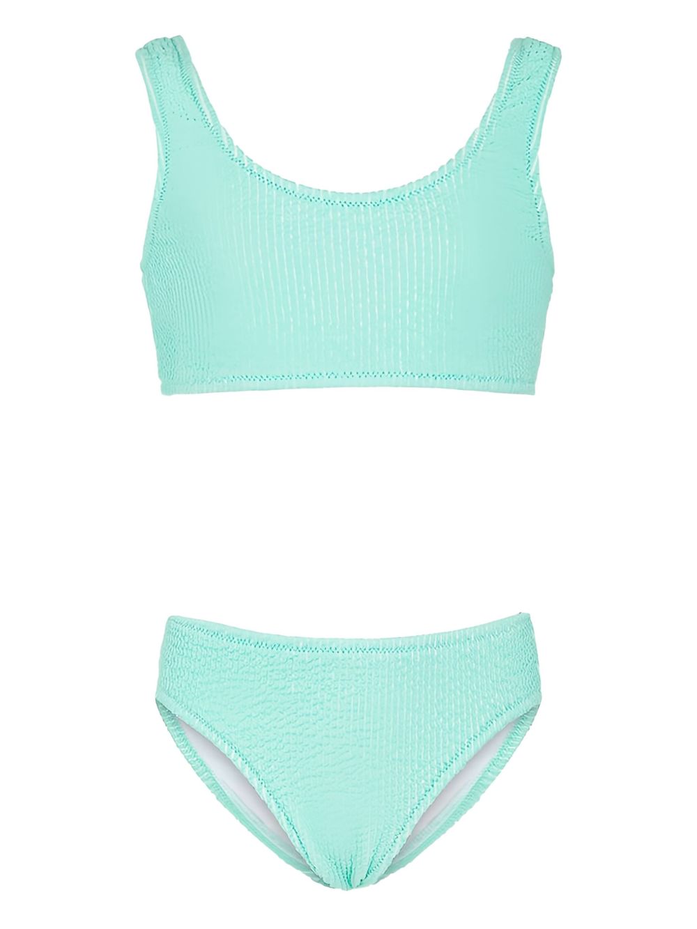 Ribbed bikini - Blue