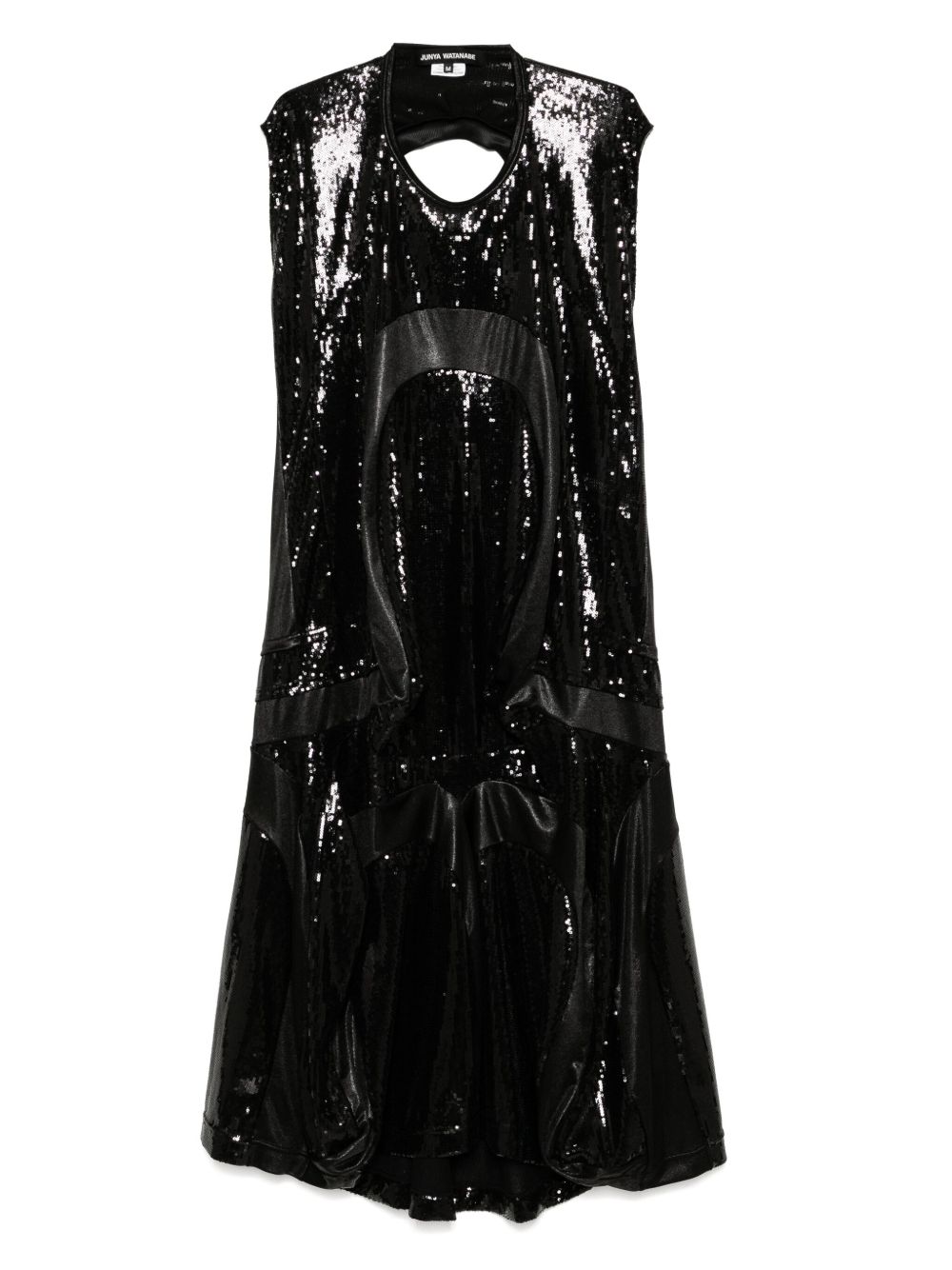 Junya Watanabe panelled dress - Black