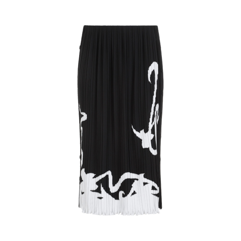 Pleated Long Skirt