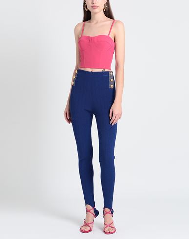 Woman Top Fuchsia Size 6 Polyester, Elastane