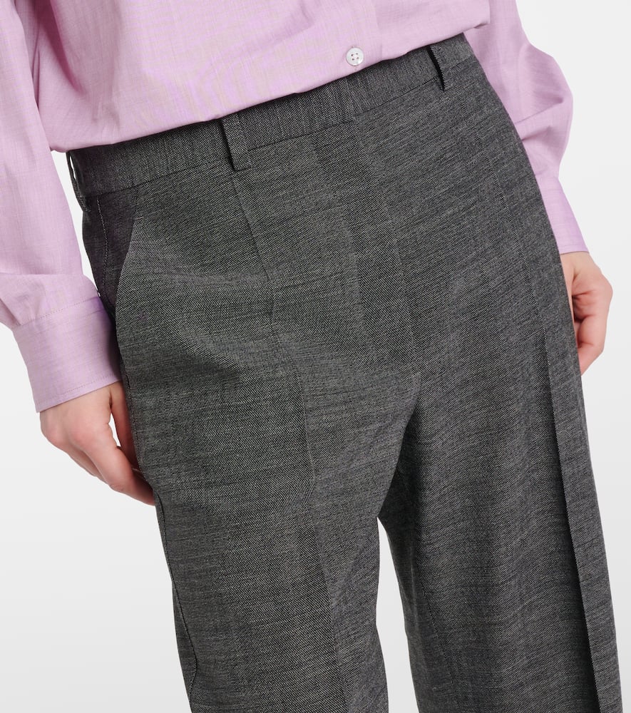 Gandal virgin wool straight pants