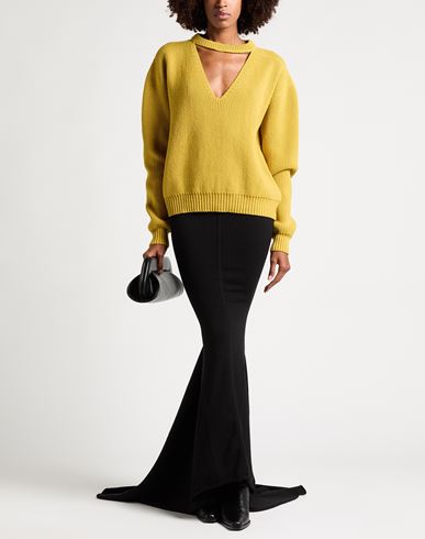 Woman Sweater Marigold Size S Virgin Wool