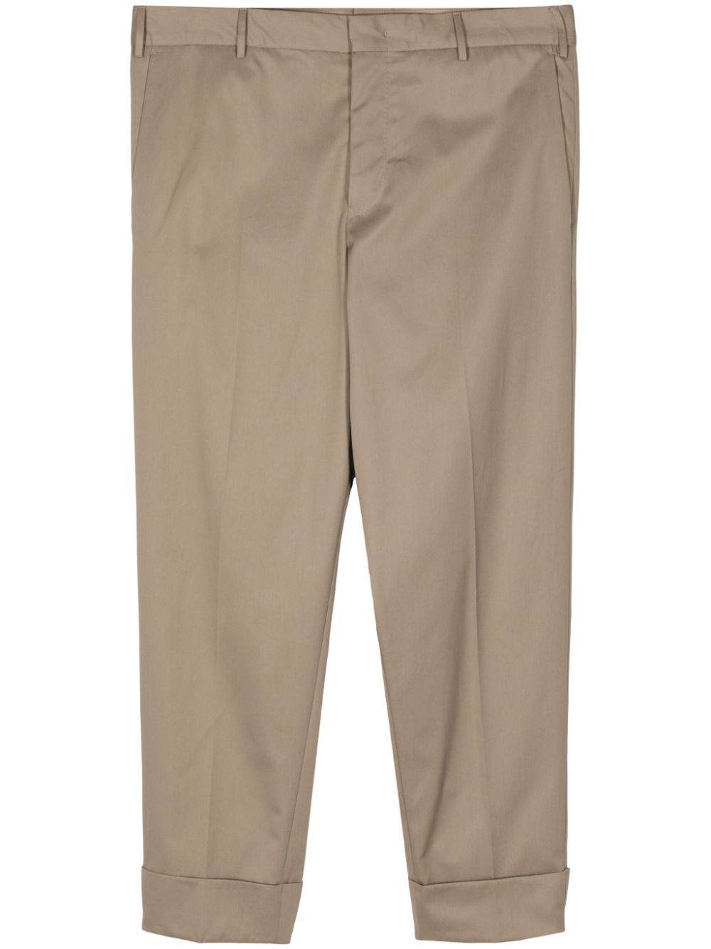 Edge cotton chino trousers - Neutrals