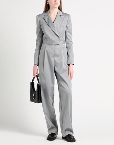 Woman Jumpsuit Grey Size XS Polyester, Viscose, Elastane