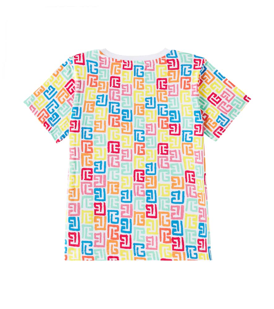 Balmain Kids Printed cotton T-shirt