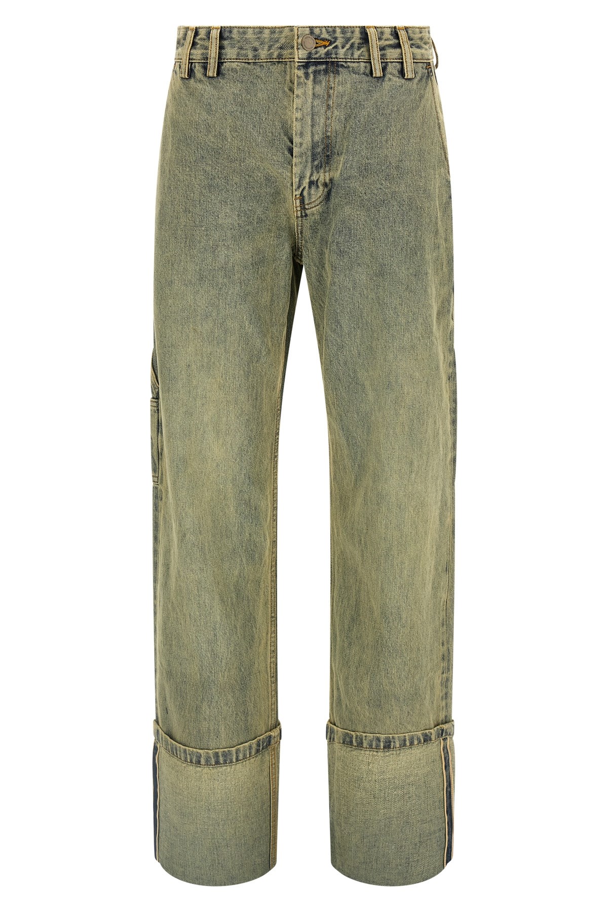 'Cuff Surface Wave' Jeans
