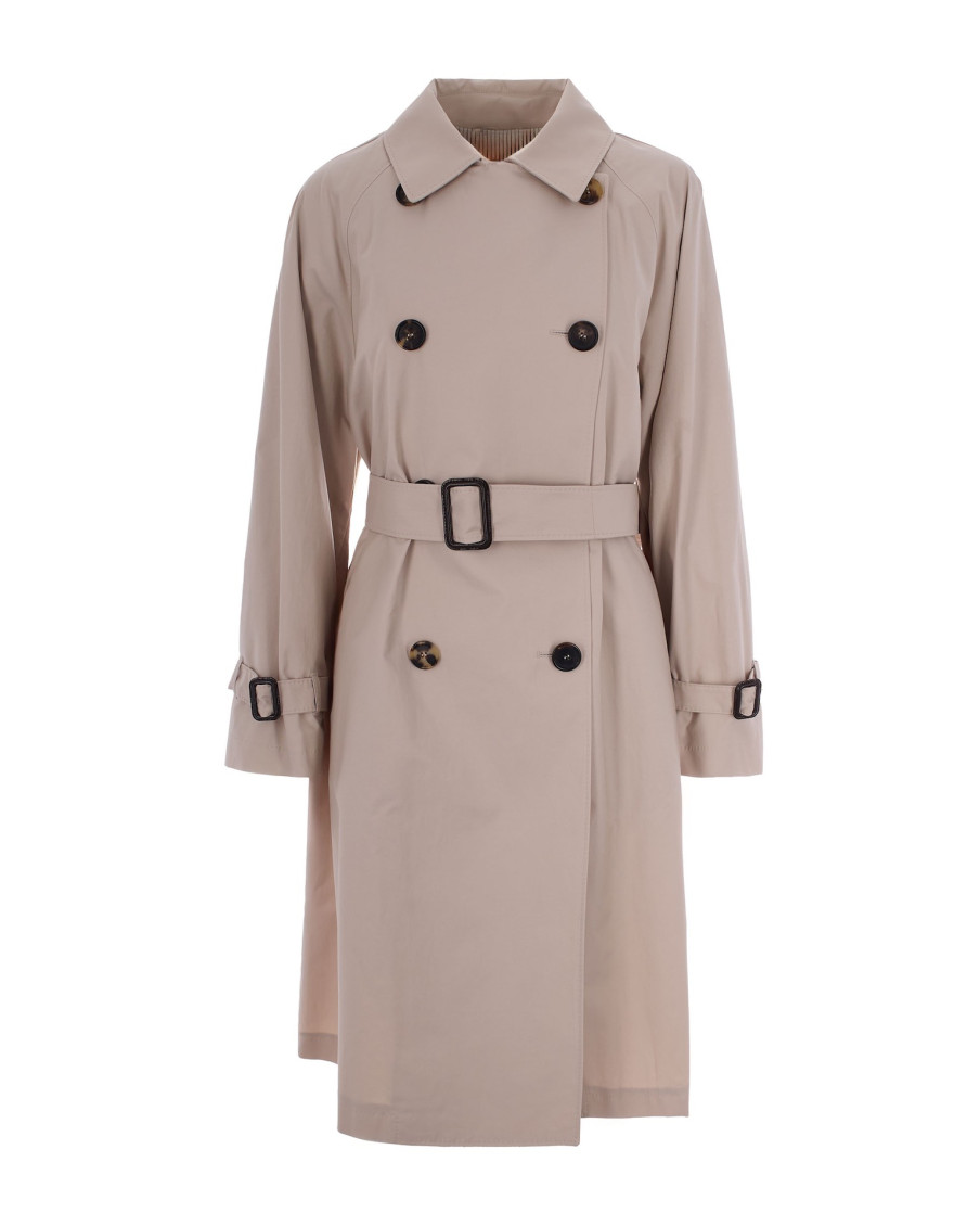 Natural Shirt Collar Trench Coat