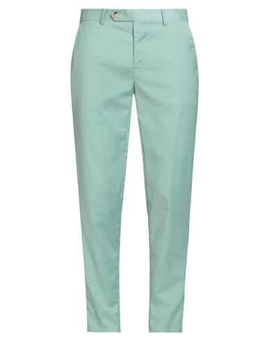 Man Pants Light green Size 30 Polyester, Viscose, Elastane
