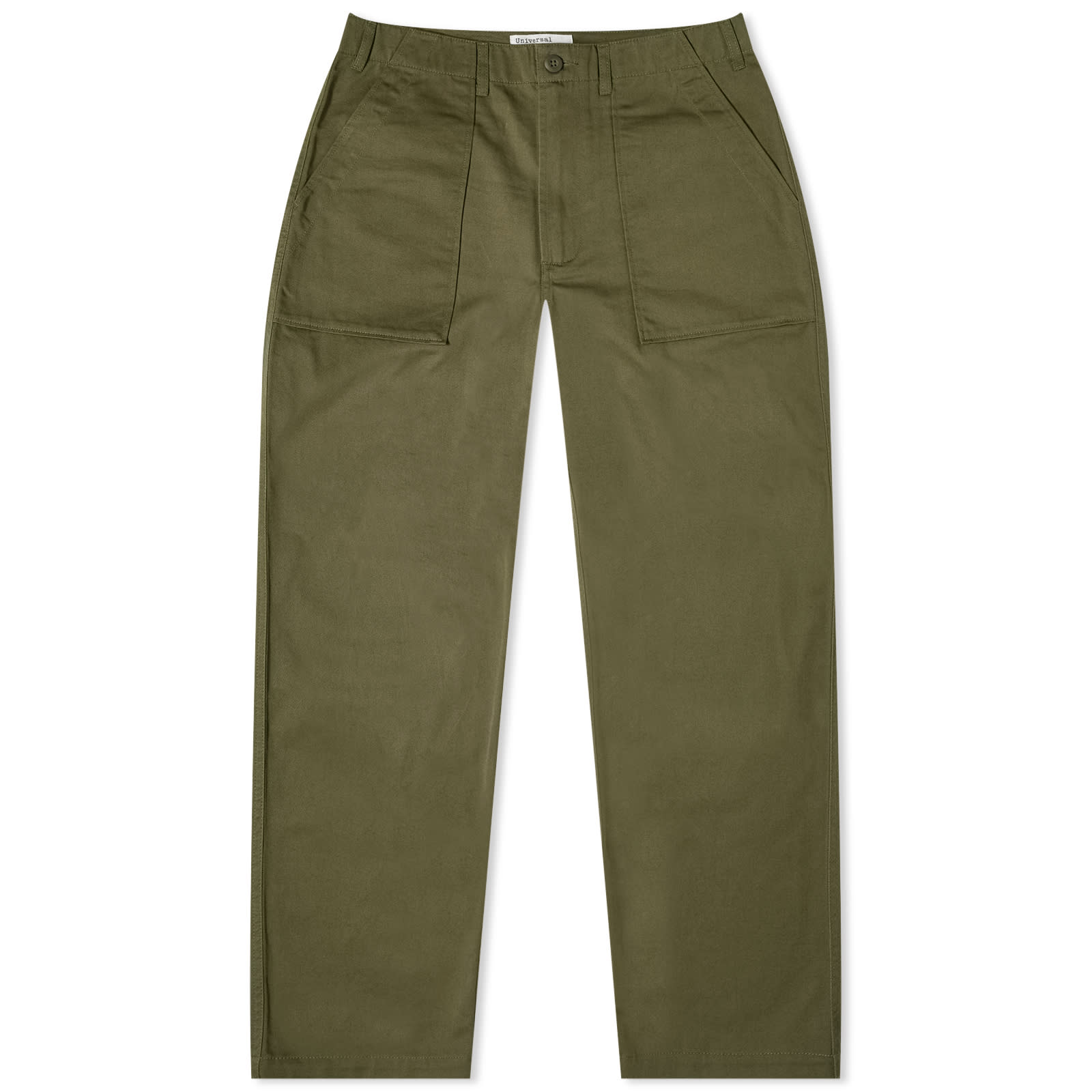 Men's Twill Fatigue Pants in Light Olive