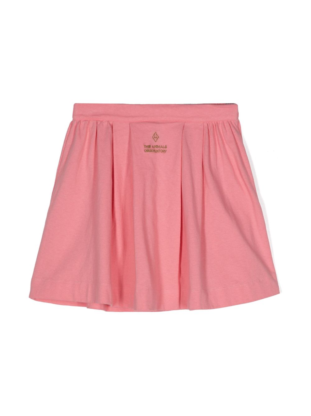 Turkey logo-embroidered mini skirt - Pink