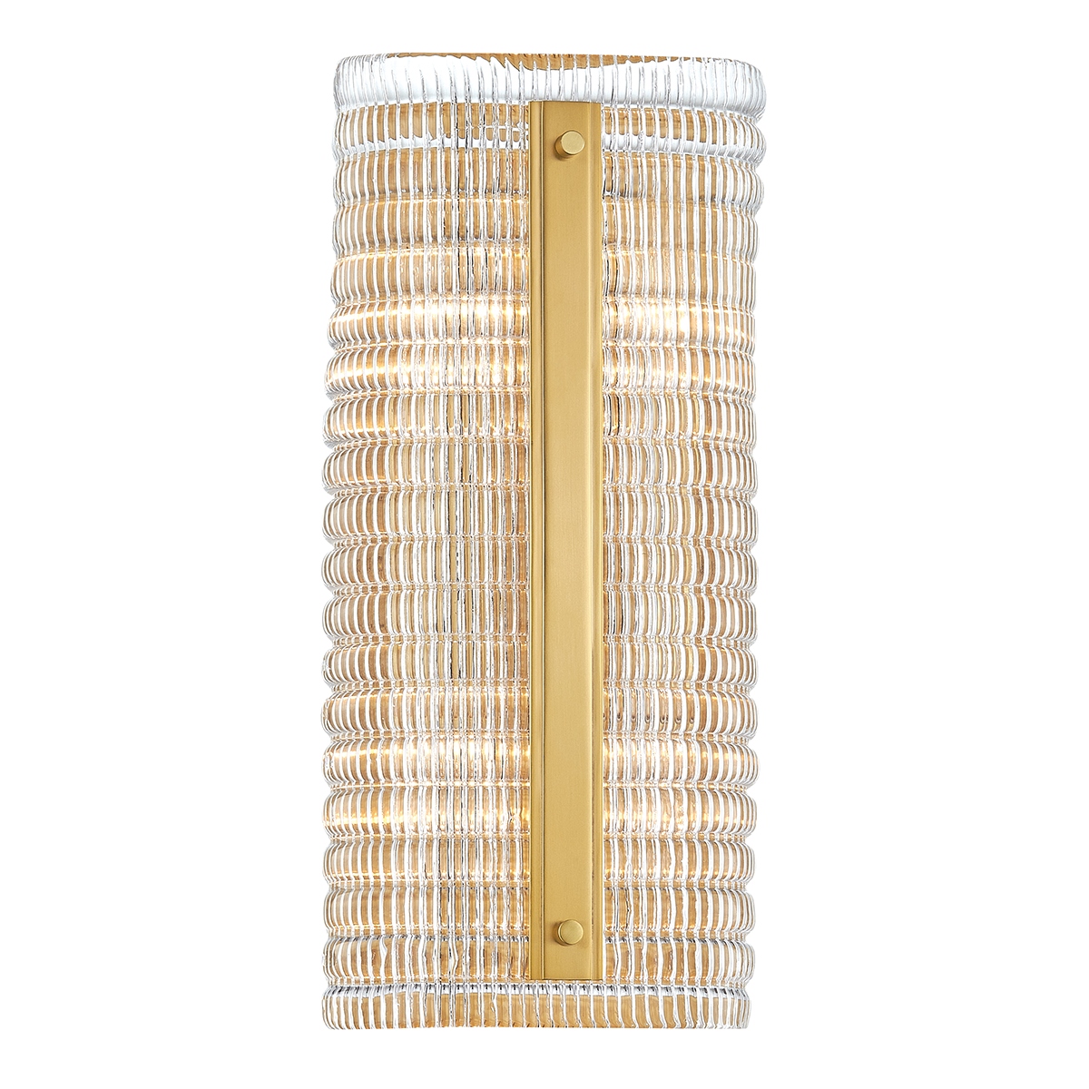 Aged Brass Four Light Wall Sconce from the Athens Collection
