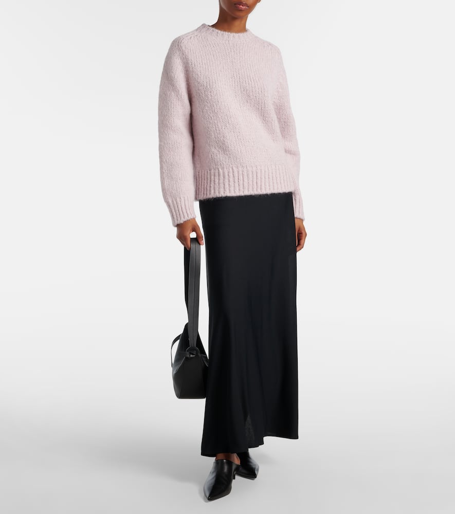 Alpaca and mohair-blend sweater