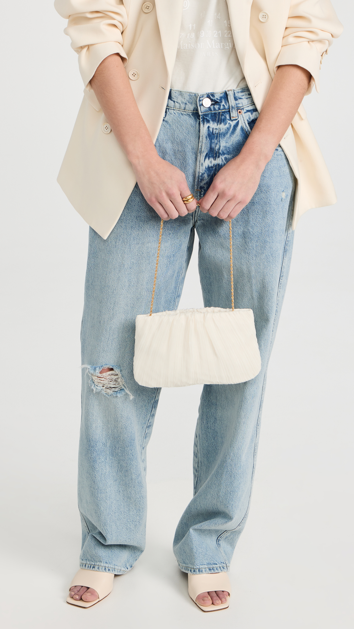 Brit Flat Pleated Pouch