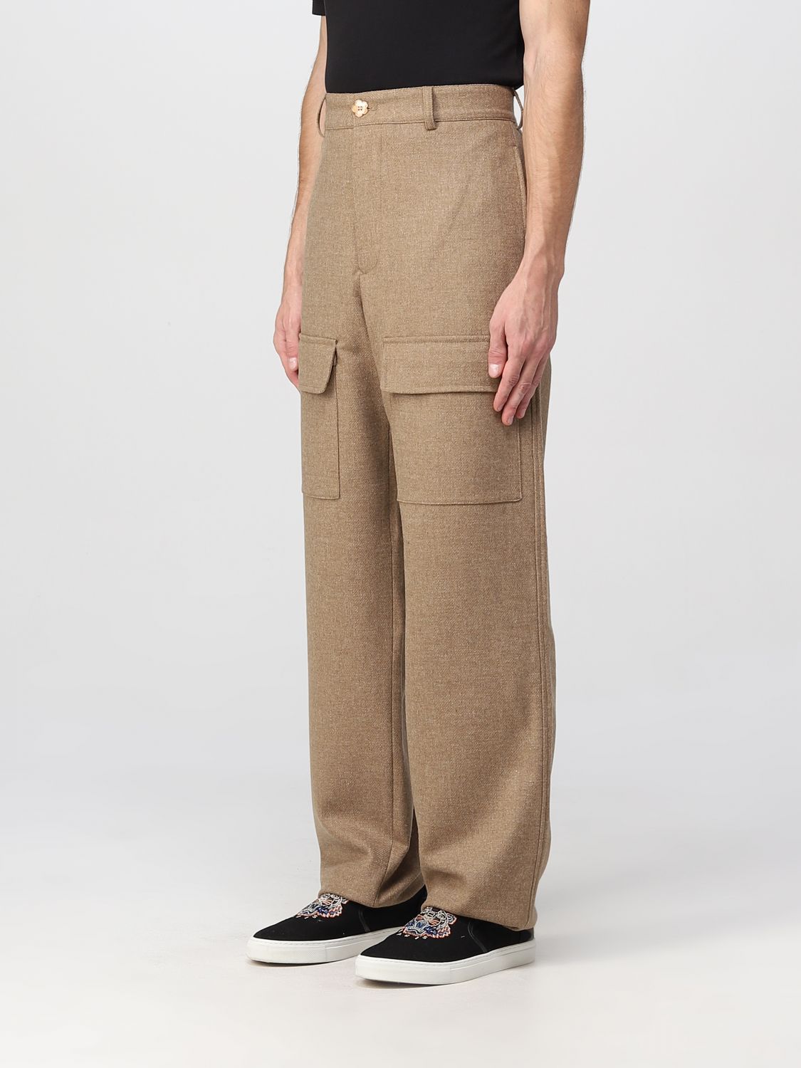 Pants Men color Beige
