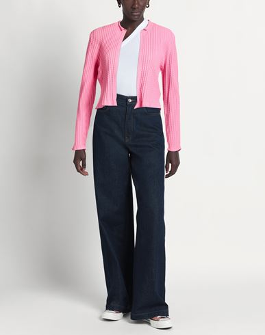 Woman Cardigan Pink Size M Viscose, Acrylic, Elastane