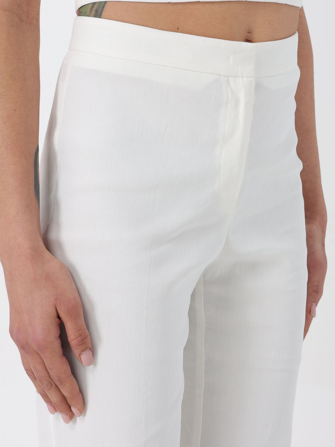 Pants Woman color White