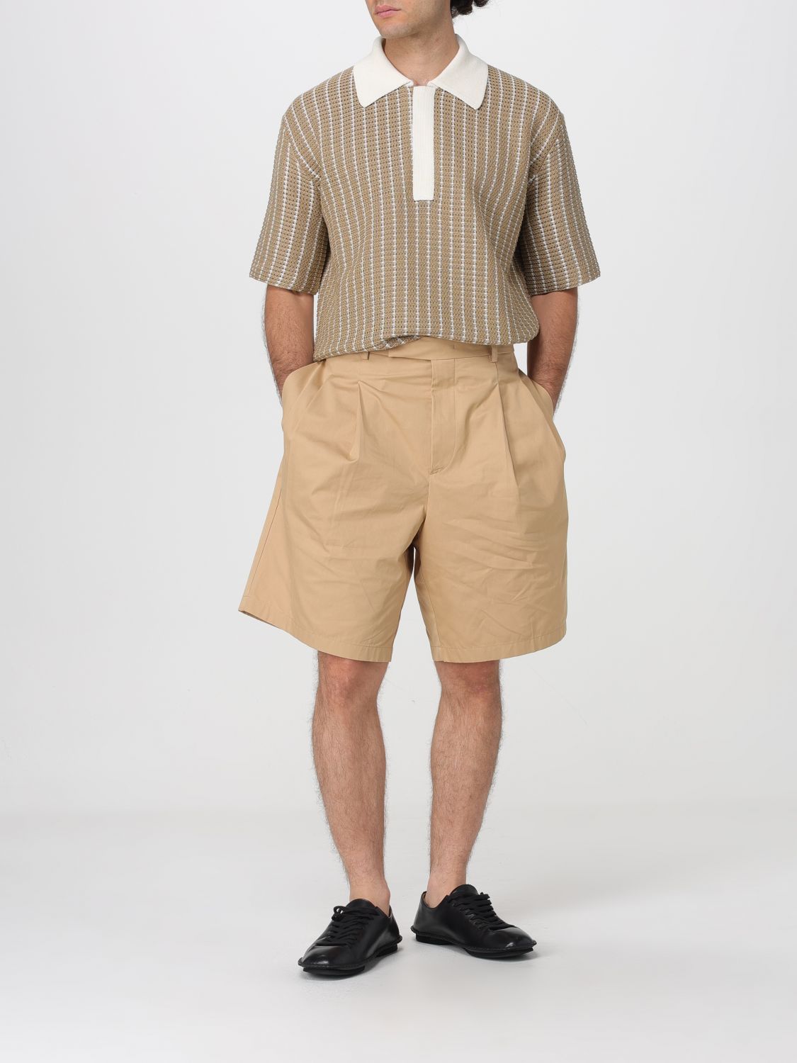 Shorts Men color Beige