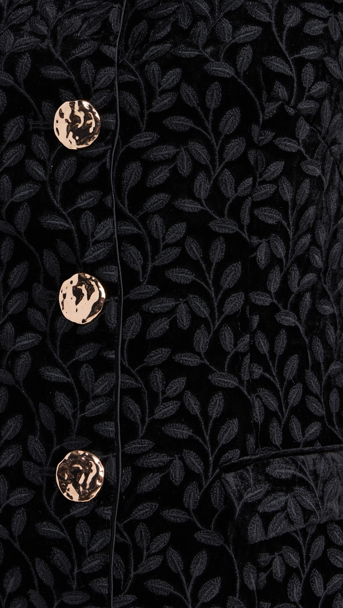 Mika Velvet Dress Noir Featherleaf
