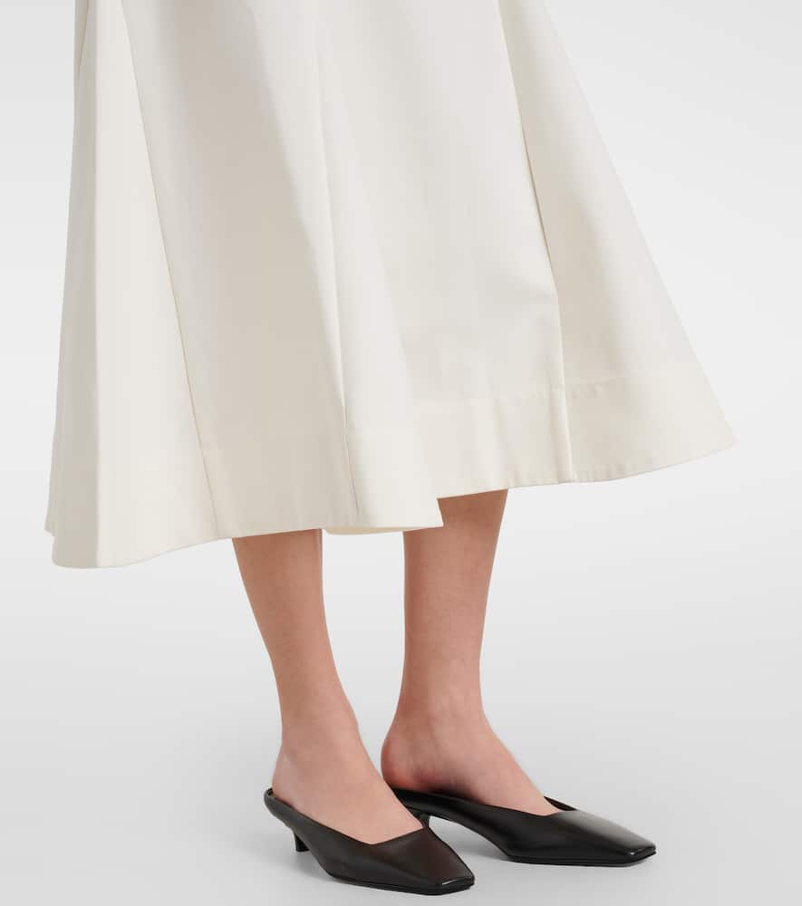 Róhe Cotton midi skirt