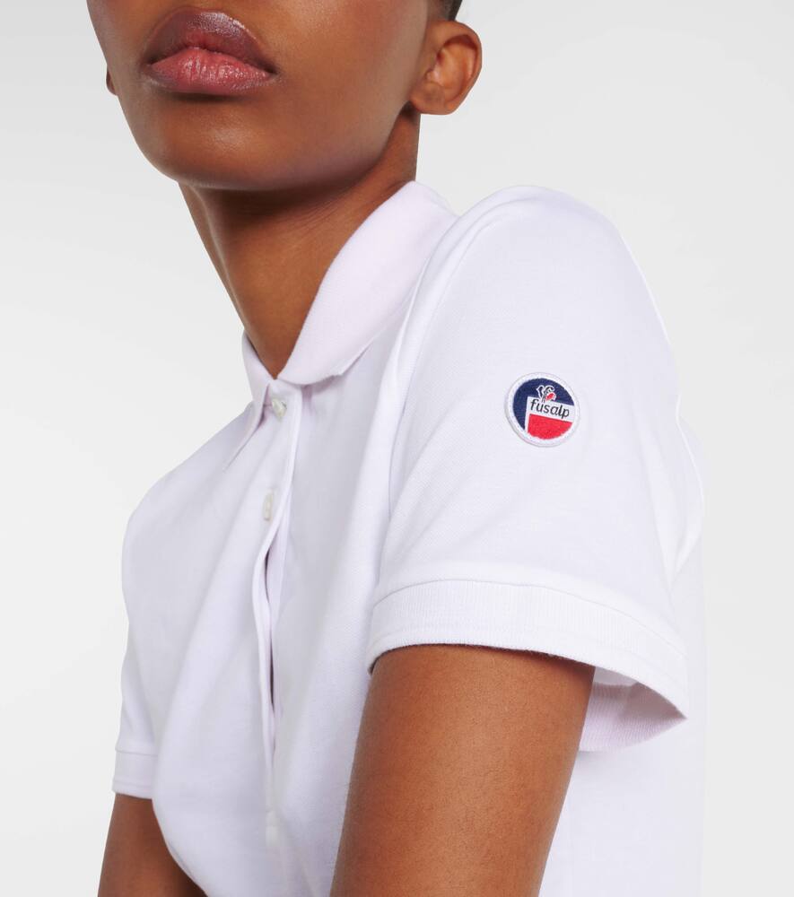 Fusalp Agathe cotton-blend polo shirt