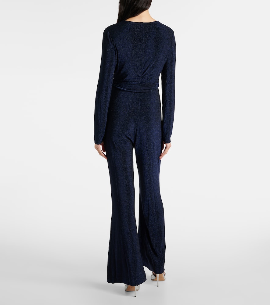 Diane von Furstenberg Simona lamé wrap dress
