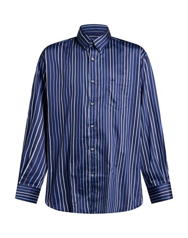Man Shirt Midnight blue Size 7 Cotton