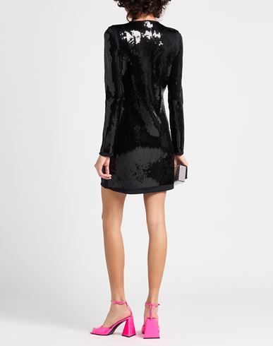 Woman Mini dress Black Size 10 Viscose, Elastane