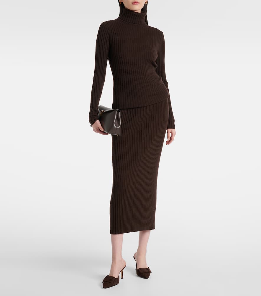 Jardin des Orangers Ribbed-knit cashmere turtleneck