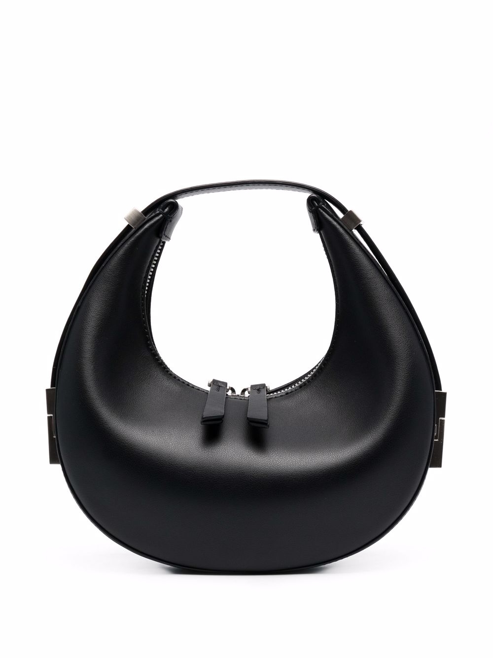 Polished-finish tote bag - Black