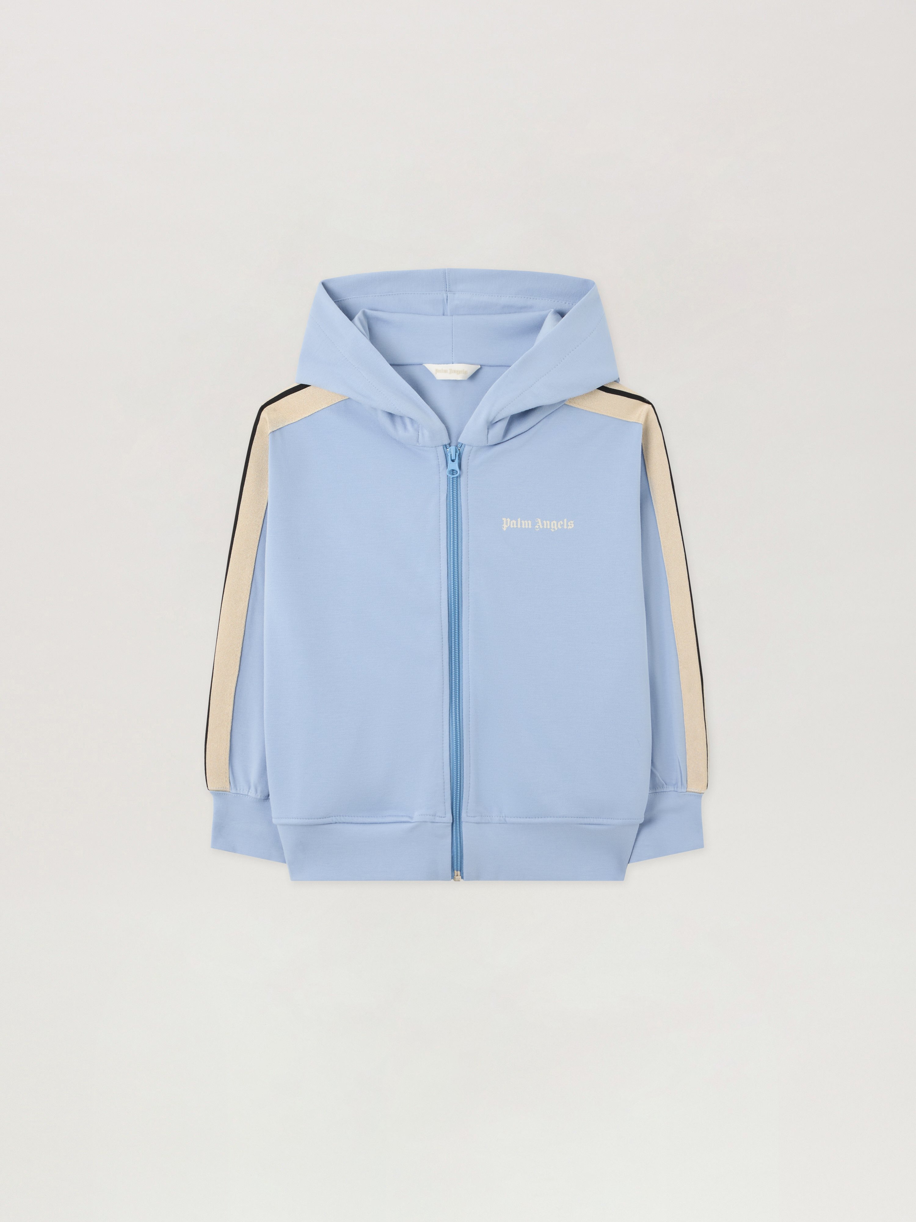Track Full Zip Hoodie Kids  Blu Bimbo/ Baby Blue