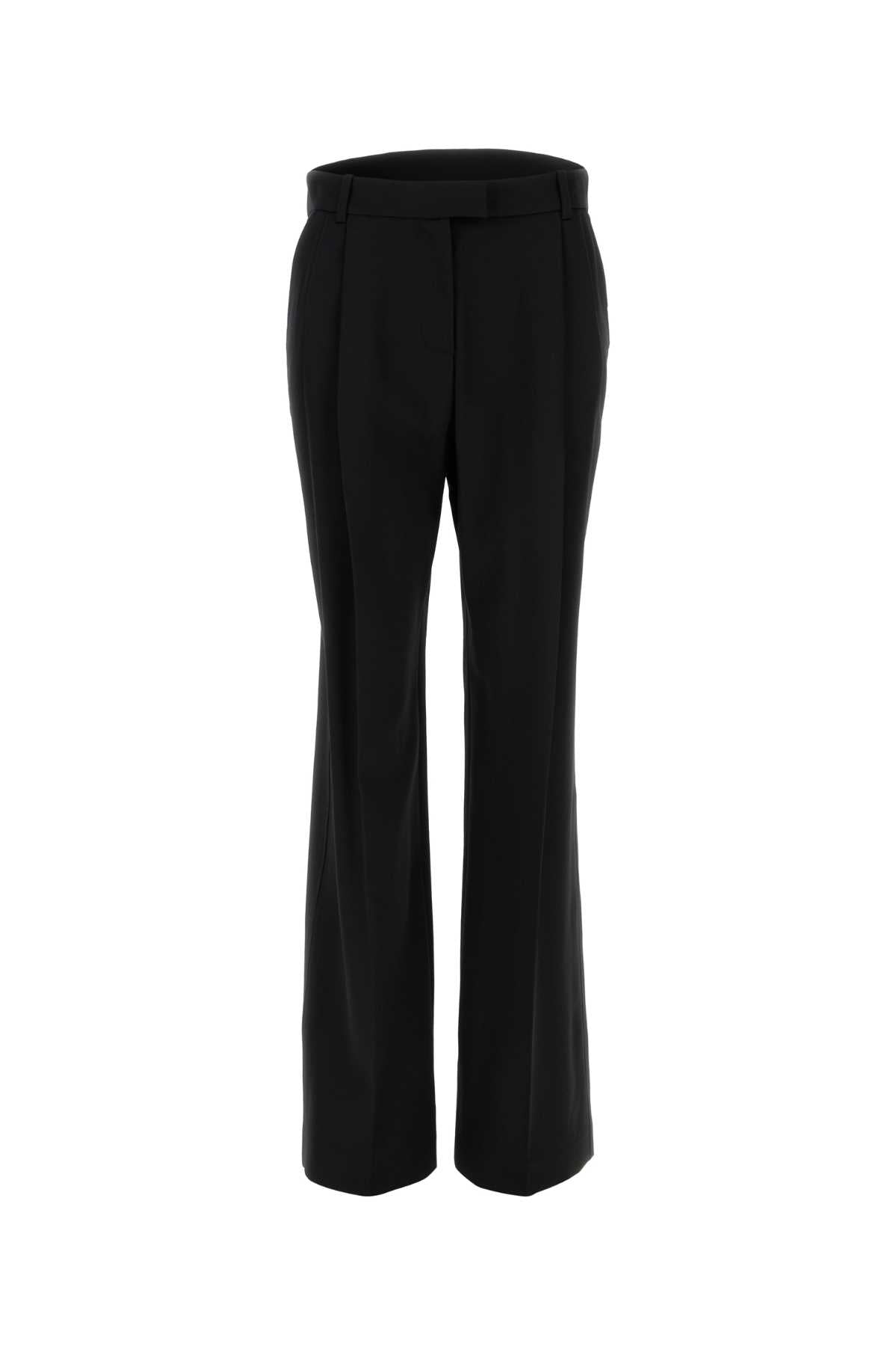 Virgin Wool Trousers — Black