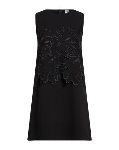 Woman Mini dress Black Size 2 Viscose, Polyamide, Elastane