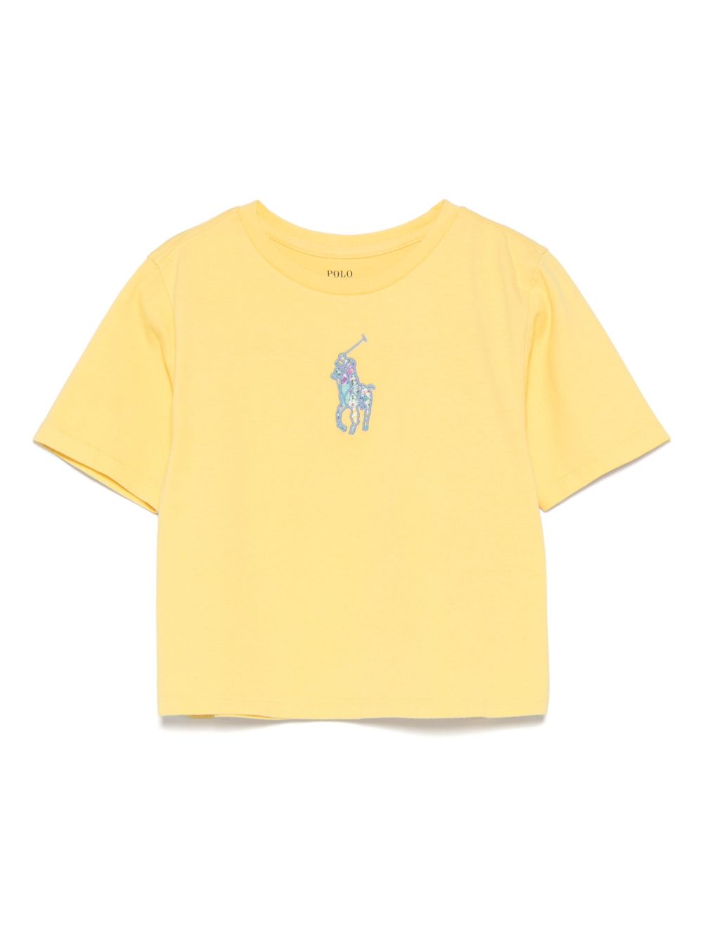 POLO RALPH LAUREN KIDS cotton T-shirt - Yellow