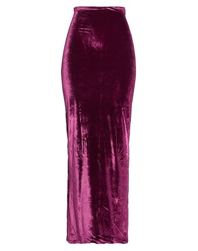 Woman Maxi skirt Plum Size ONESIZE Polyamide, Elastane