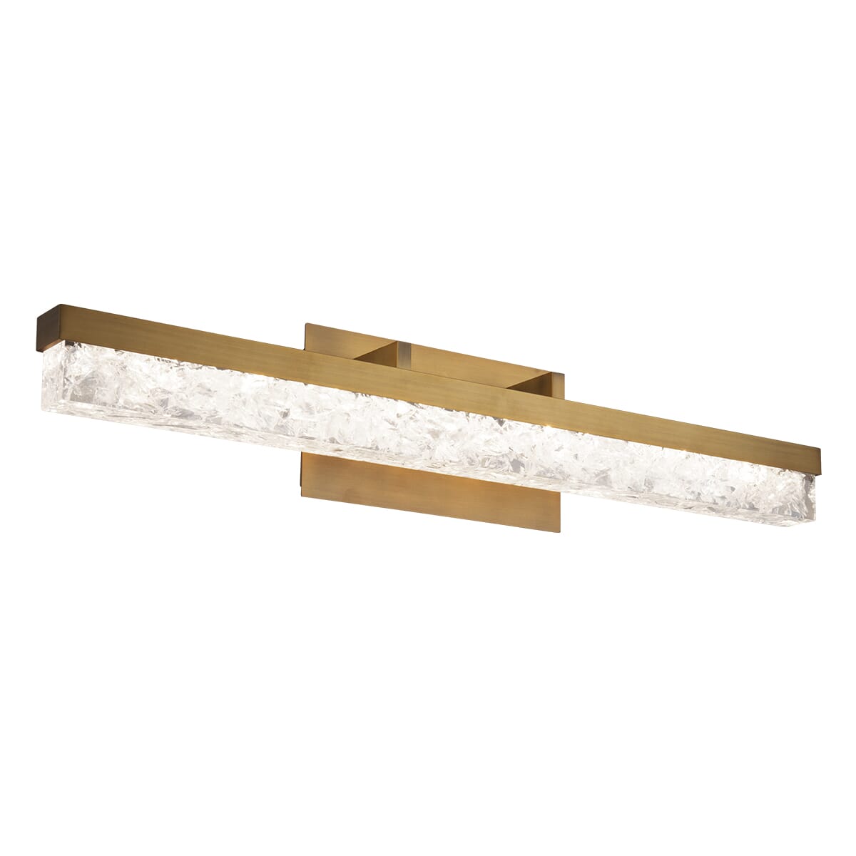 Modern Forms Minx Bathroom Vanity Light in Aged Brass - WS-62029-AB