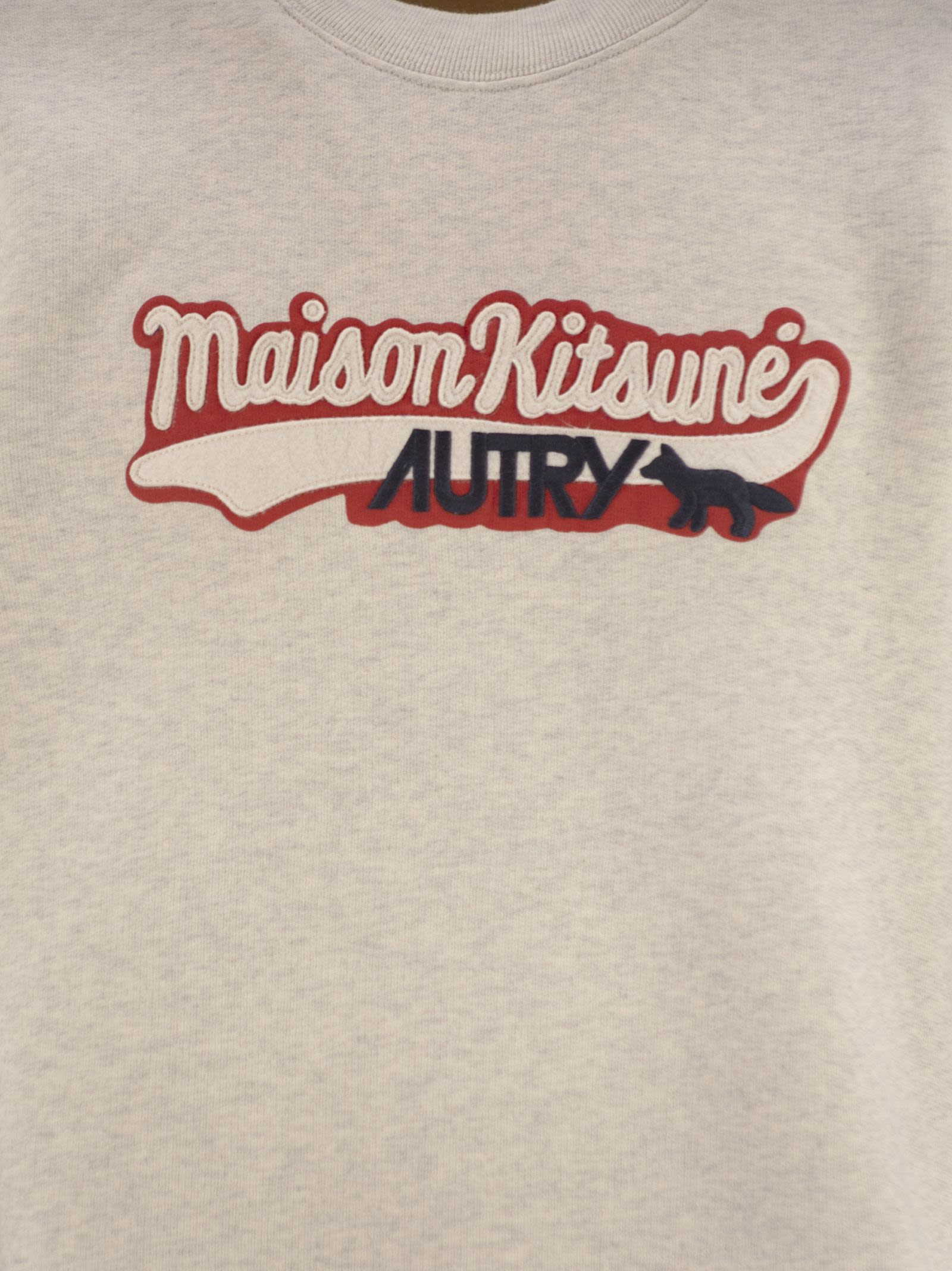 Autry X Maison Kitsuné Autry X Maison Kitsunè Logo Sweatshirt