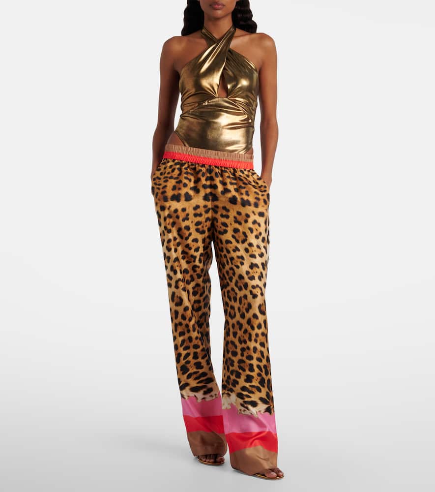 Halterneck bodysuit