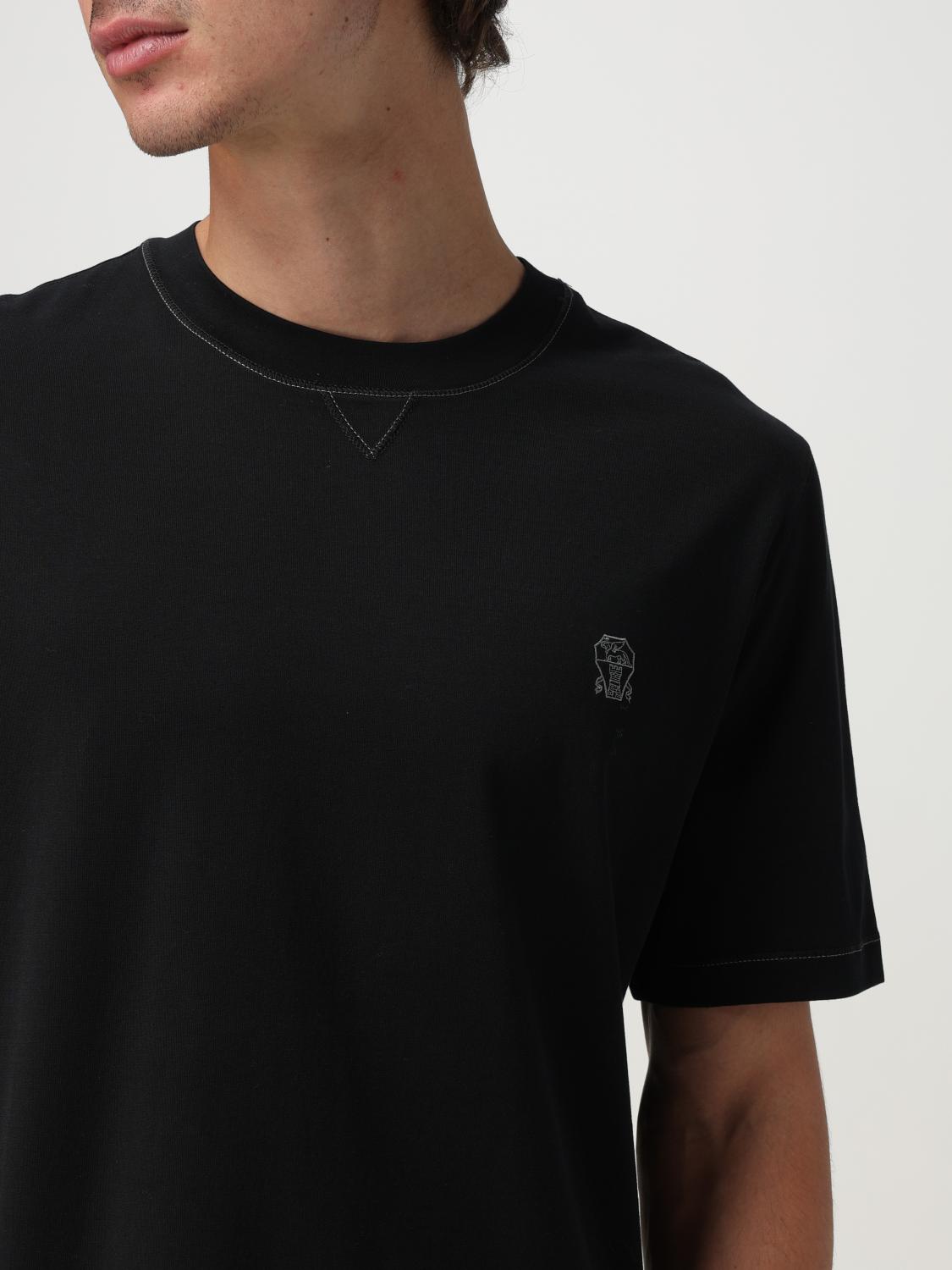 Logo-embroidered crew-neck T-shirt - White