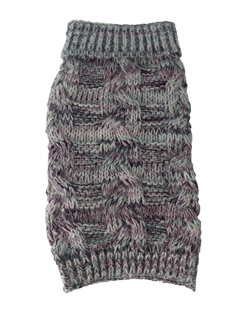 Royal Bark Heavy Cable Knitted Designer F